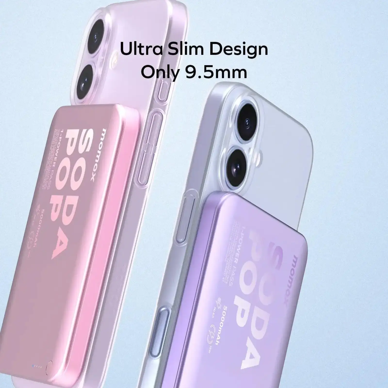 Зовнішній акумулятор WRL 5000MAH PURPLE IP165U MOMAX UA