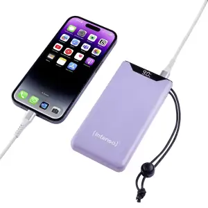 Внешний аккумулятор USB 10000MAH QC3.0 PURPLE F10000 7332033 INTENSO UA