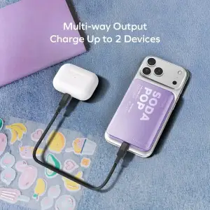 Зовнішній акумулятор WRL 5000MAH SILVER IP165S MOMAX UA