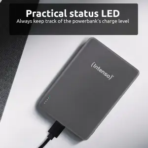 Зовнішній акумулятор USB 5000MAH MAG GREY MW5000 7344024 INTENSO UA
