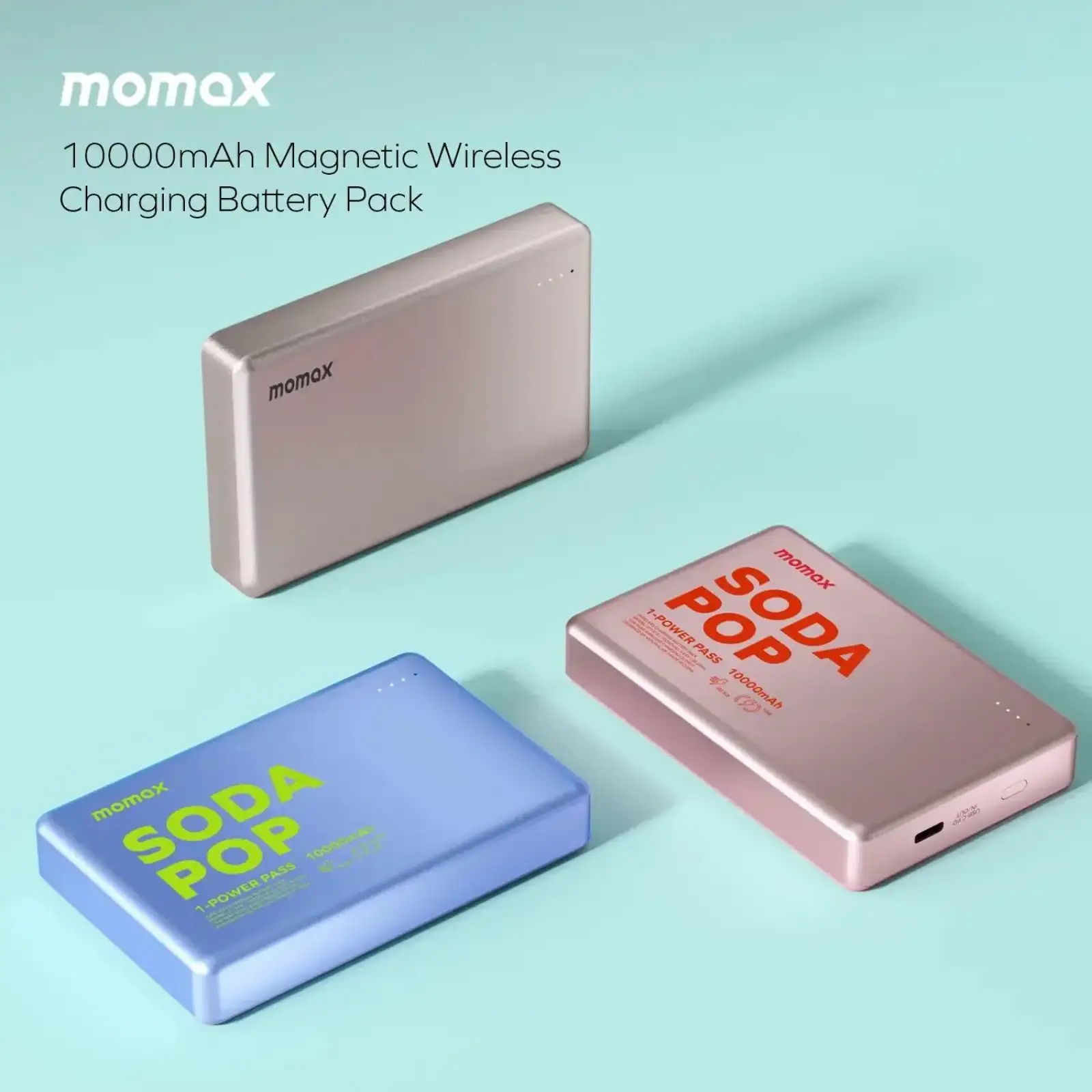 Зовнішній акумулятор WRL 10000MAH TITANIUM IP137L MOMAX (IP137L1) UA