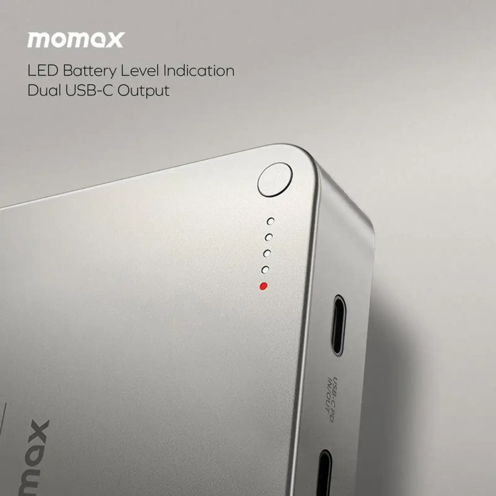 Зовнішній акумулятор WRL 20000MAH Q.MAG X2 TITANIUM IP133E MOMAX UA