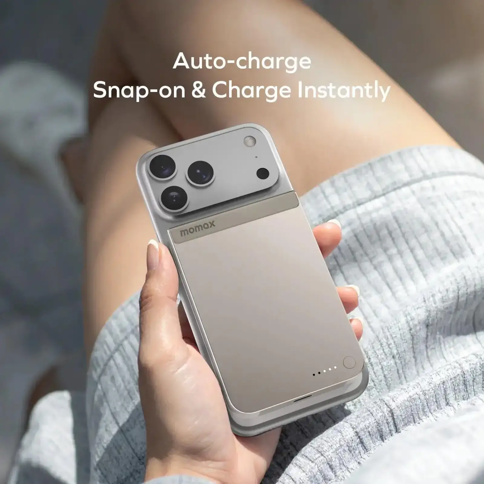 Зовнішній акумулятор WRL 10000MAH TITANIUM IP162Q2L MOMAX UA