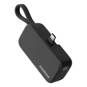 Зовнішній акумулятор USB-C 5000MAH BLACK IP130D MOMAX UA