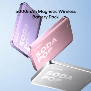 Зовнішній акумулятор WRL 5000MAH PURPLE IP165U MOMAX UA