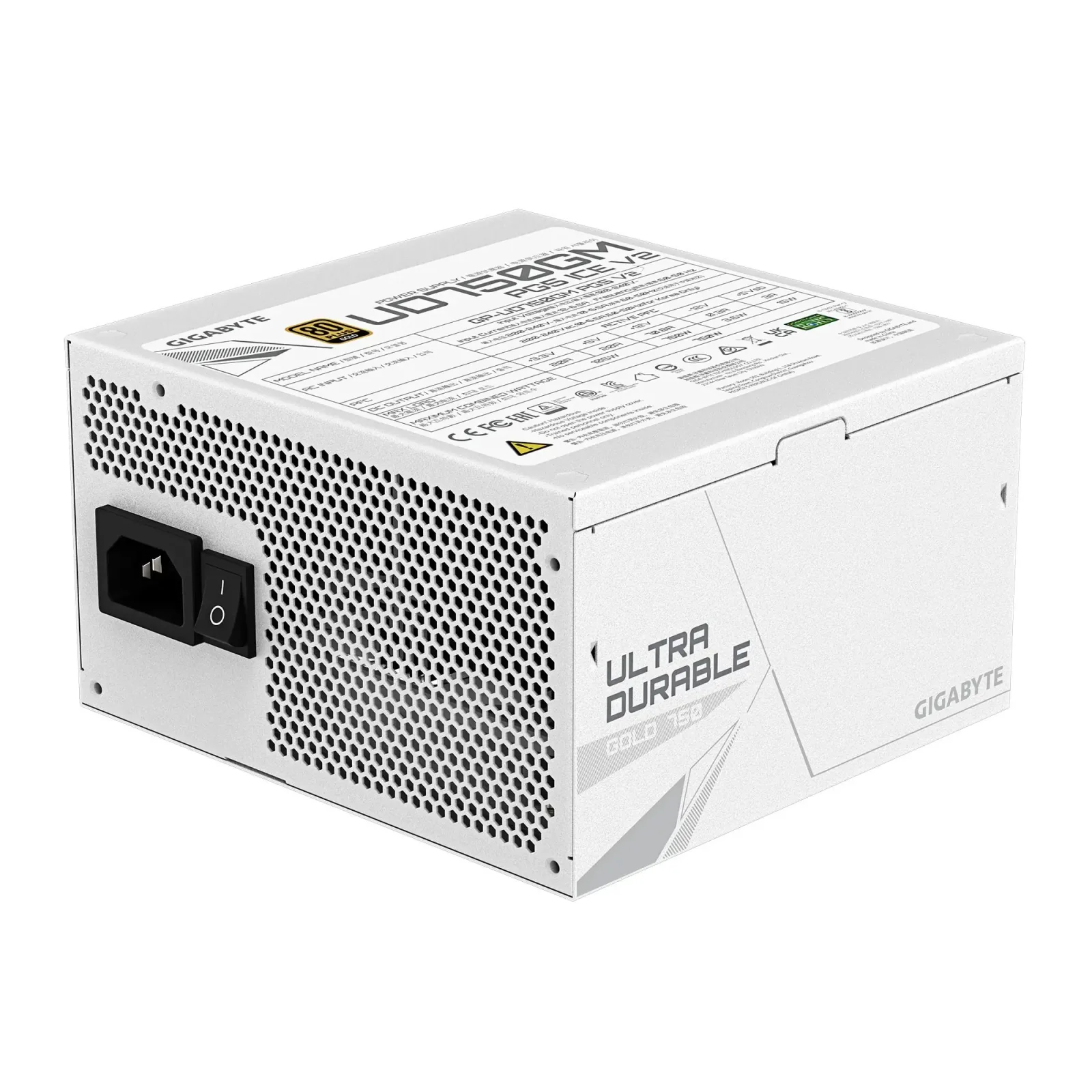 Блок живлення ATX3.1 750W GP-UD750GM PG5 ICE GIGABYTE UA