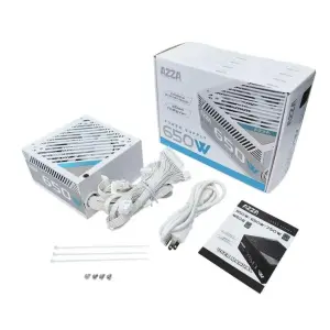 Блок живлення ATX 650W PSAZ-650B-WHITE AZZA UA