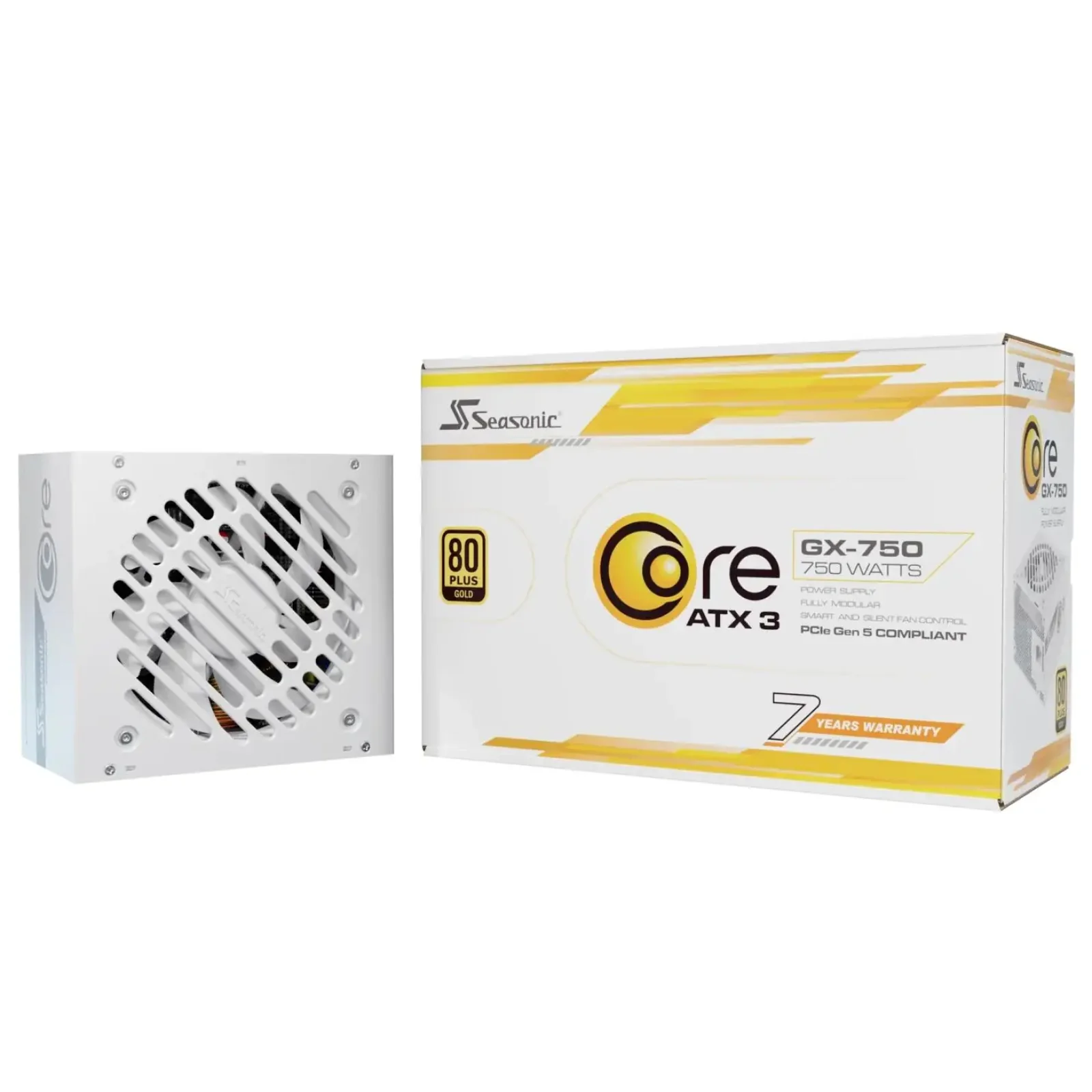 Блок живлення ATX 750W CORE GX-750-ATX31-WHT SEASONIC (CORE GX-750-ATX31-WHITE) UA