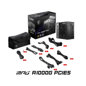 Блок живлення ATX 1000W MPG A1000G PCIE5 MSI UA