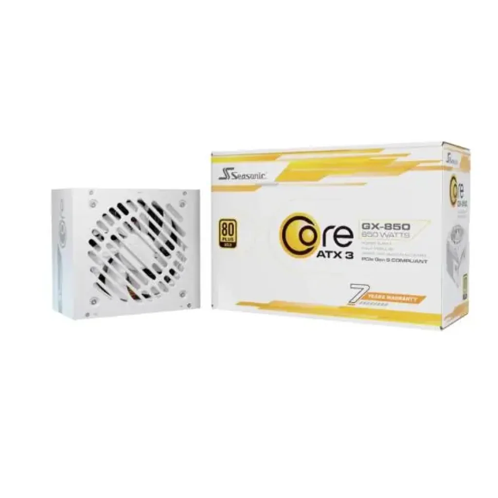 Блок живлення ATX 850W CORE GX-850-ATX31 WHT SEASONIC (CORE GX-850-ATX31 WHITE) UA