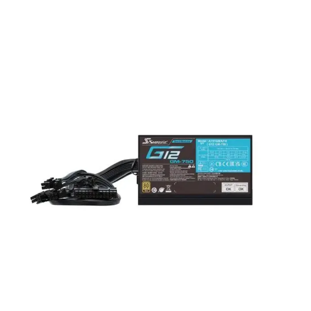 Блок живлення ATX 750W G12 GM-750 SEASONIC (SSR G12 GM-750) UA