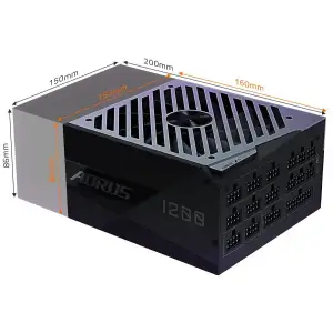 Блок живлення ATX2.31 1200W GP-AP1200PM GIGABYTE UA