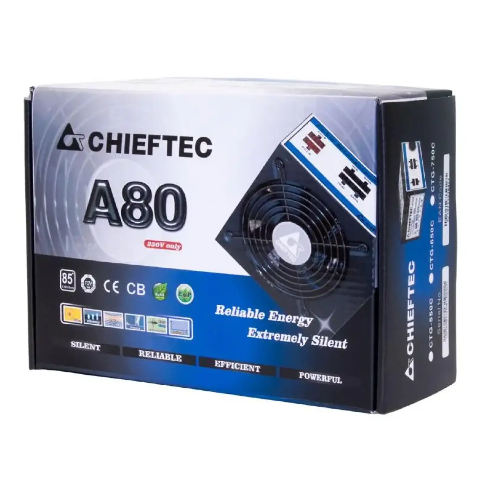 Блок живлення ATX 650W CTG-650C CHIEFTEC UA