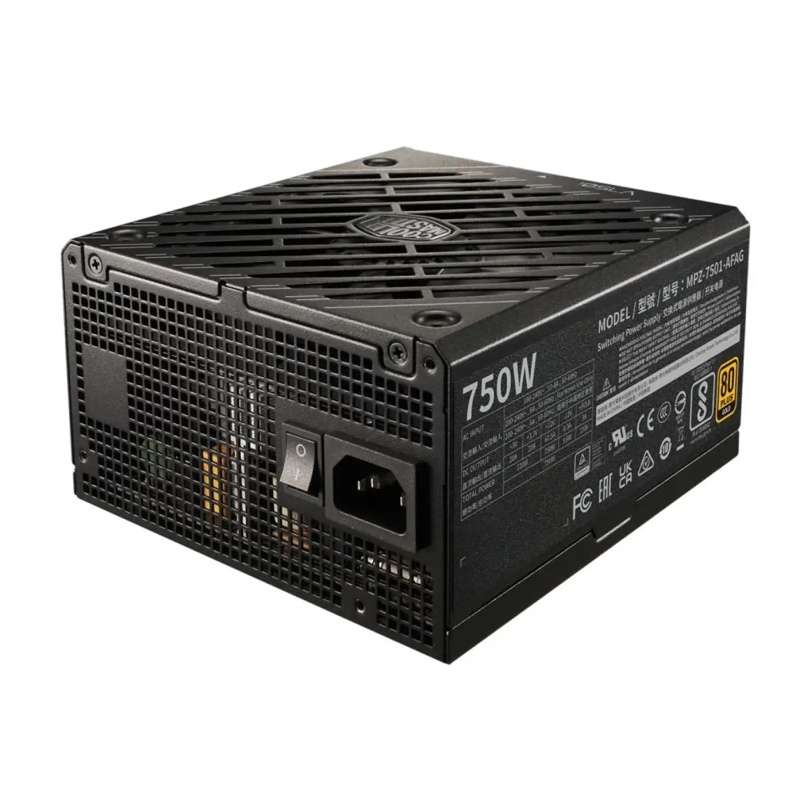 Блок живлення ATX 750W 7501-AFAG-BEU COOLER MASTER UA