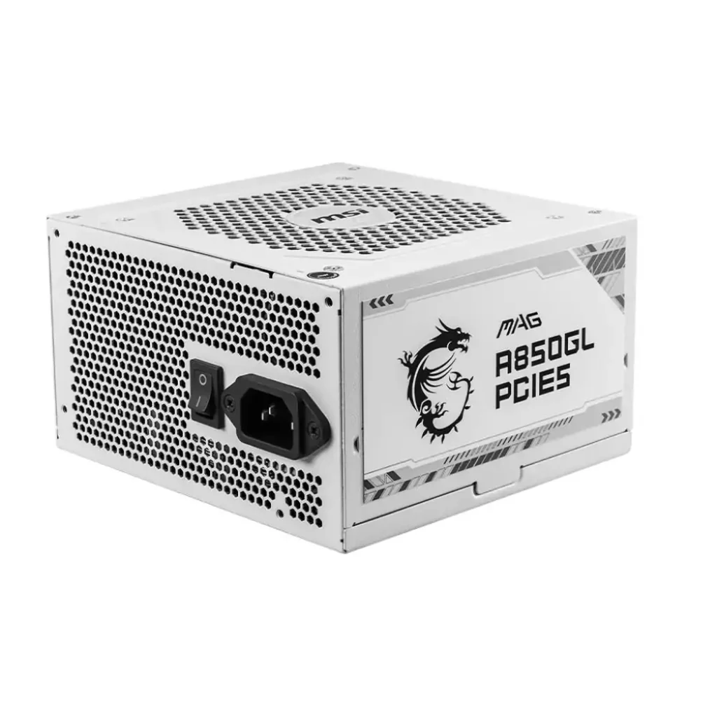 Блок живлення ATX 850W MAG A850GL PCIE5 WHITE MSI UA