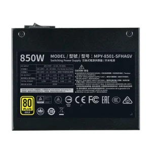 Блок живлення SFX 850W MPY-8501-SFHAGV COOLER MASTER (MPY-8501-SFHAGV-3EWE) UA