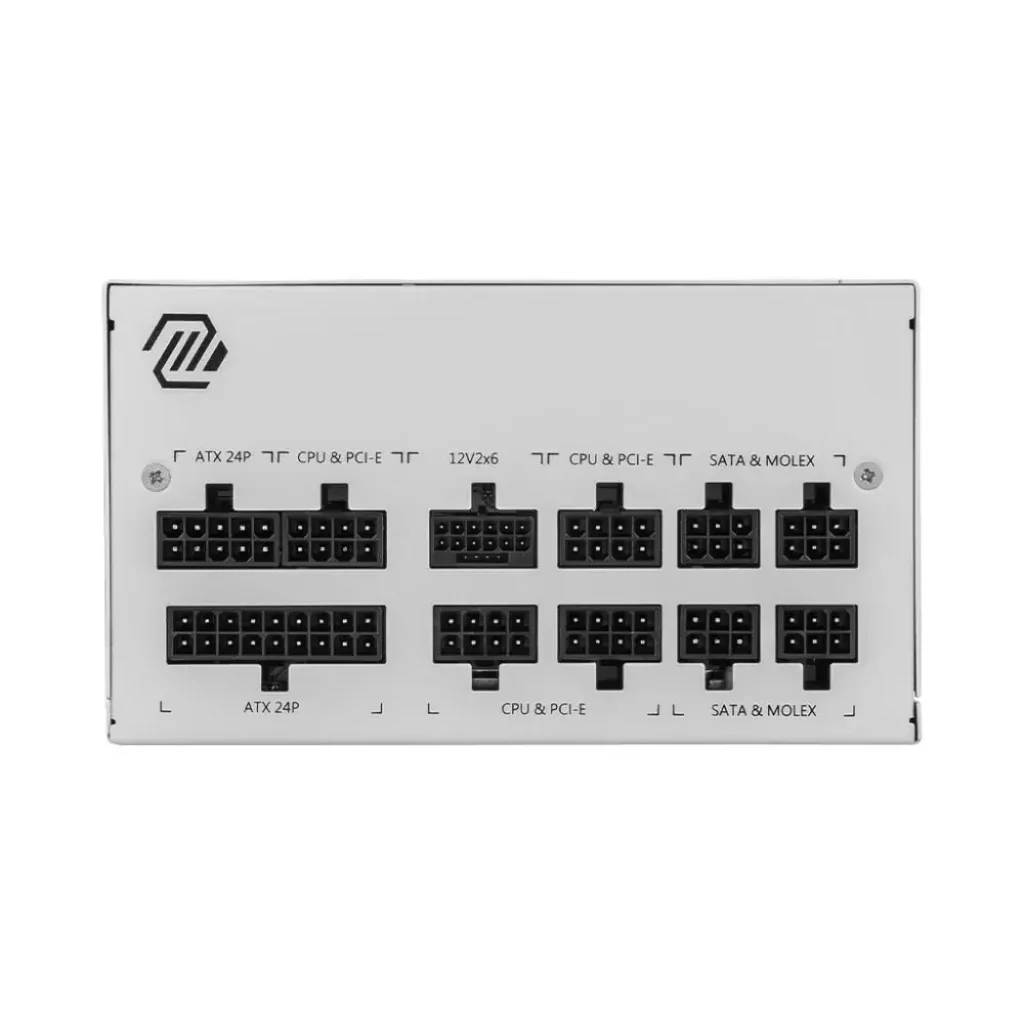 Блок живлення ATX 850W MAG A850GL PCIE5 WHITE MSI UA