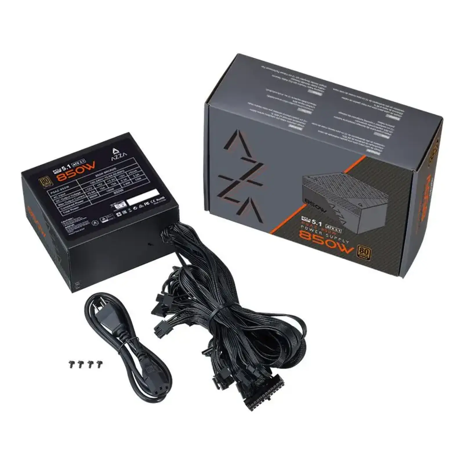 Блок живлення AZZA PSAZ-850W(ATX3.1) UA