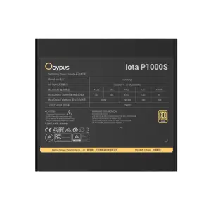 Блок живлення ATX 1000W IOTA P1000S OCYPUS (IOTA-P1000S-GFFBK025X-EU) UA