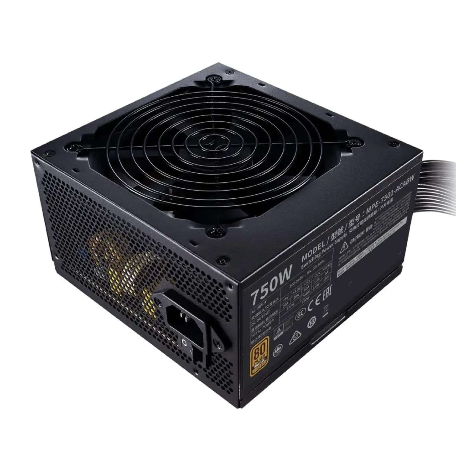 Блок живлення ATX 750W MPE-7501-ACABW-B COOLER MASTER UA