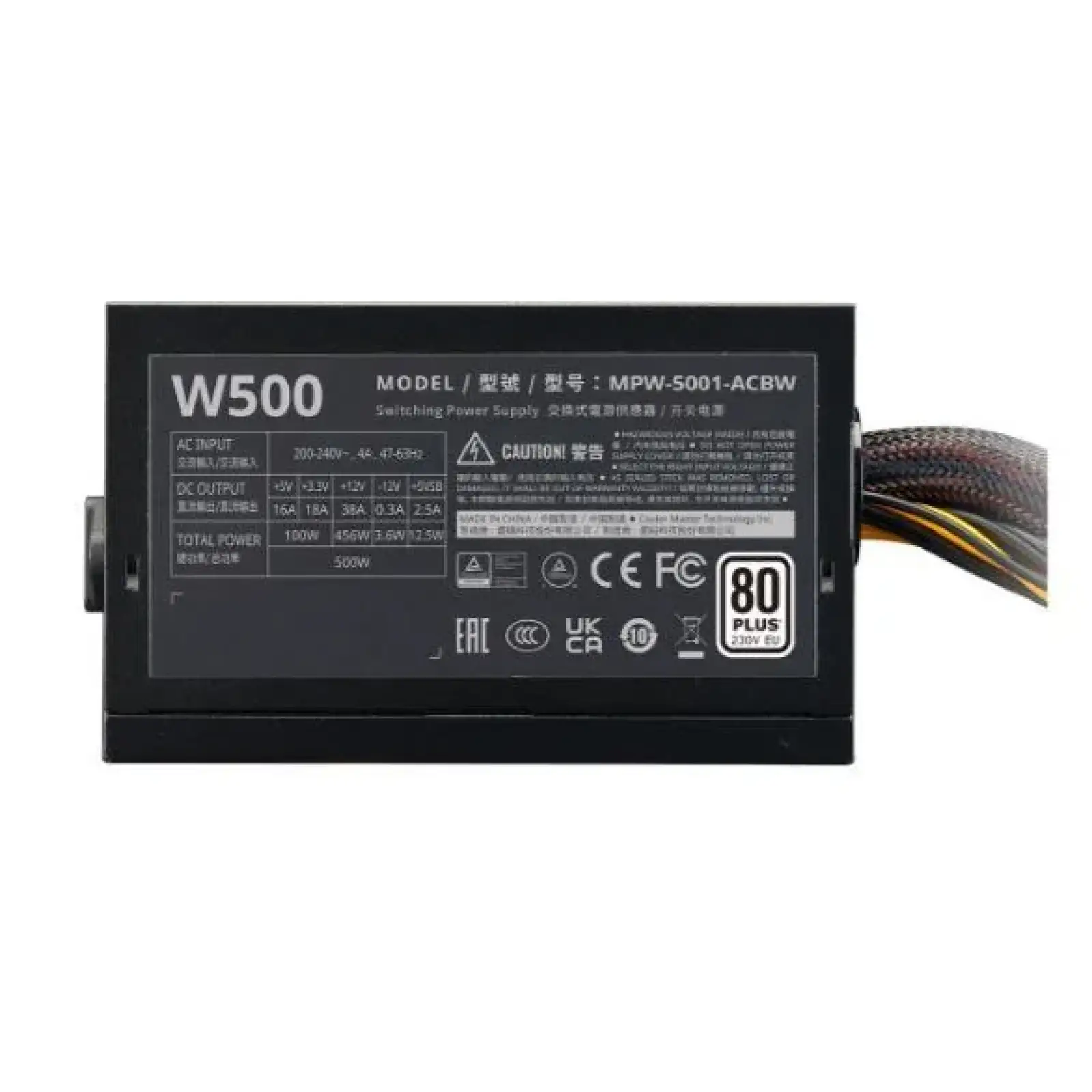 Блок живлення ATX 500W MPW-5001-ACBN-B COOLER MASTER UA