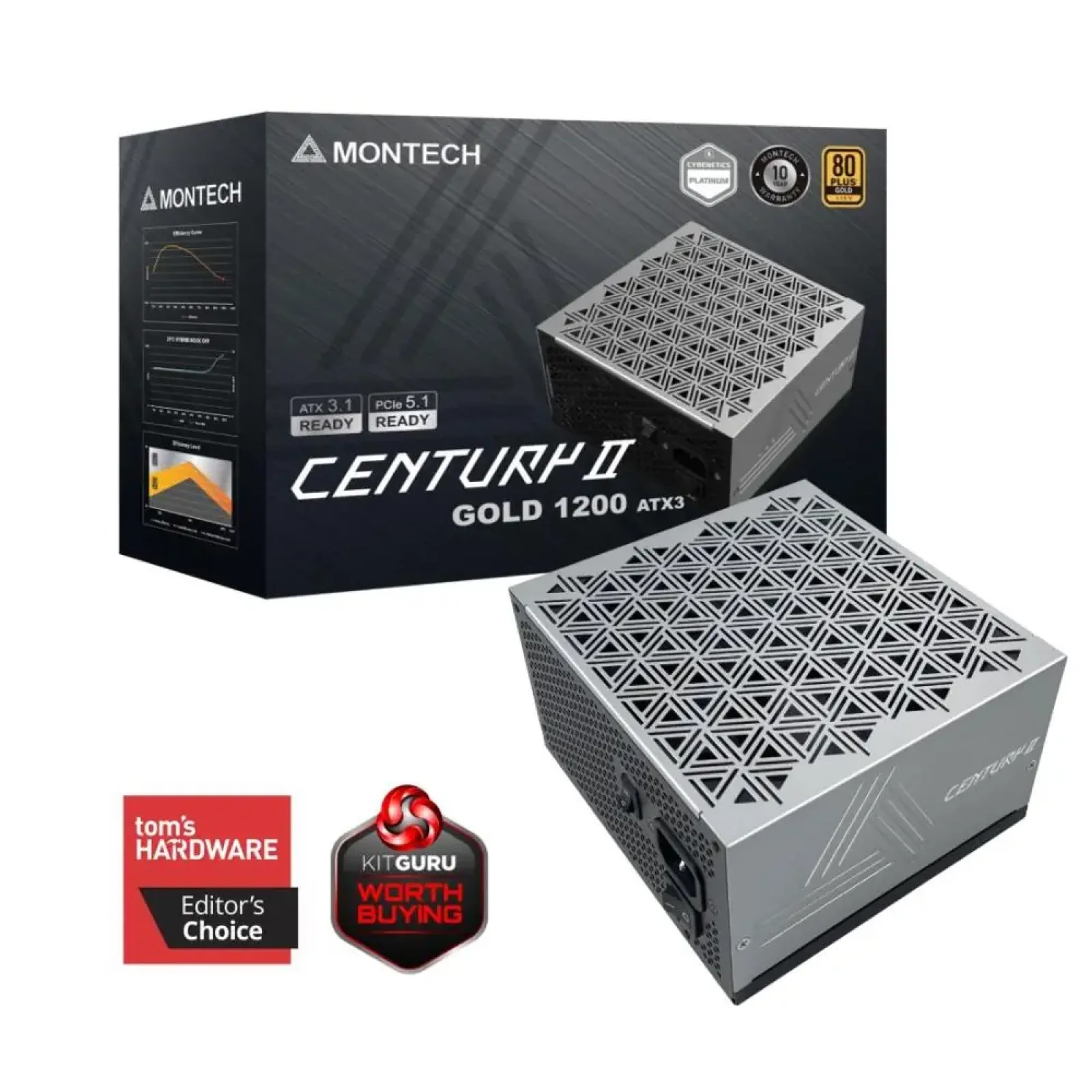 Блок живлення ATX 1200W CENTURY II 1200 MONTECH UA