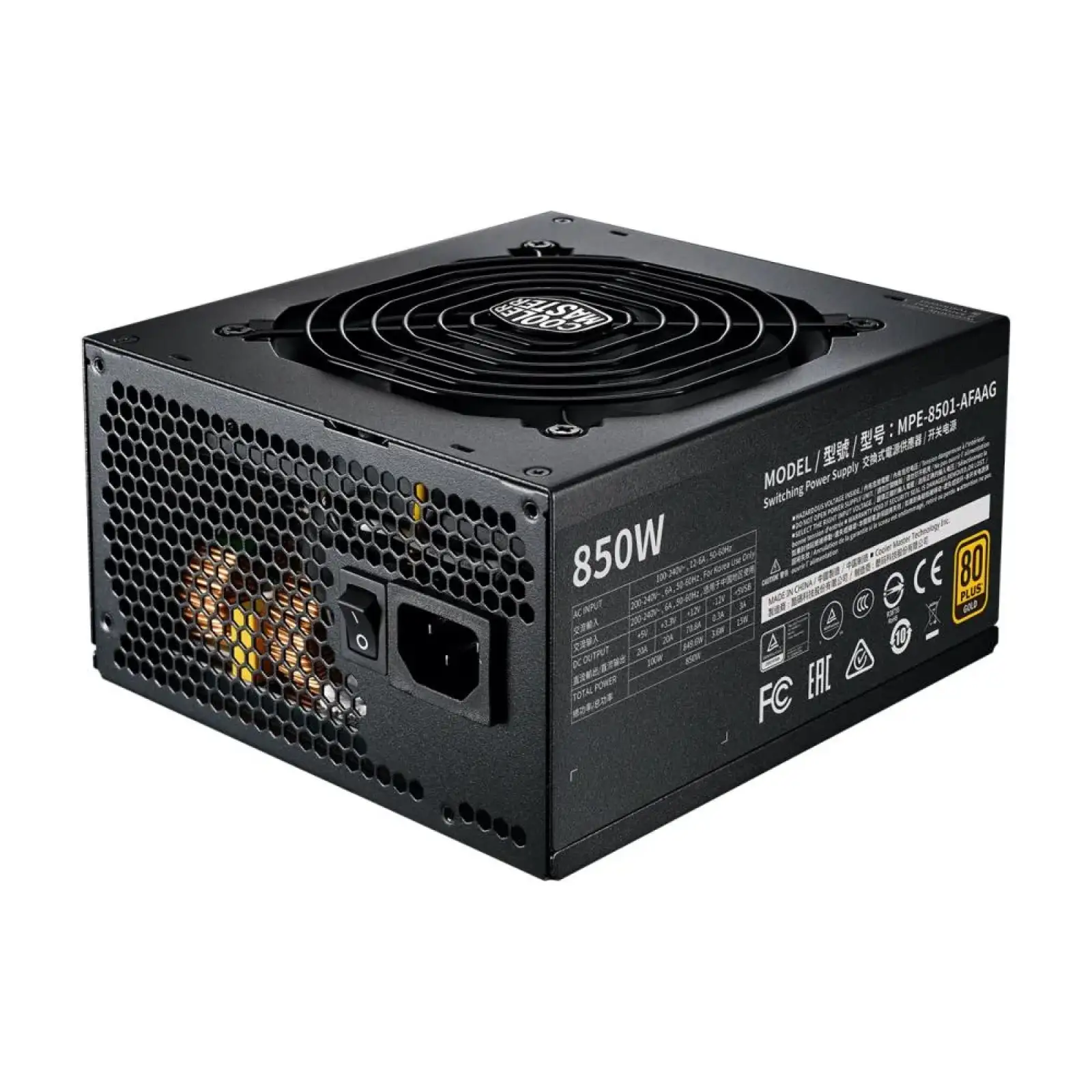 Блок живлення ATX 850W MPE-8501-AFAAG COOLER MASTER UA