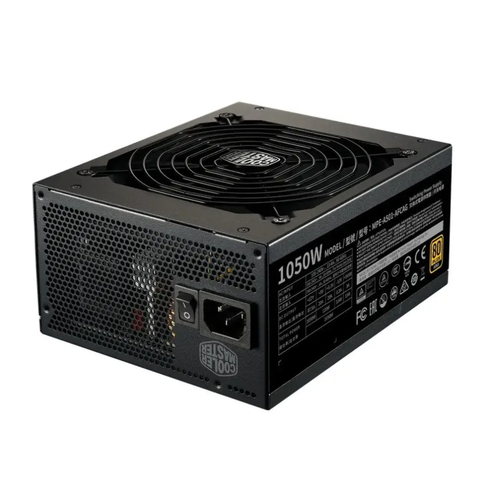 Блок живлення ATX 1050W MPE-A501-AFCAG COOLER MASTER (MPE-A501-AFCAG-3EGEU) UA
