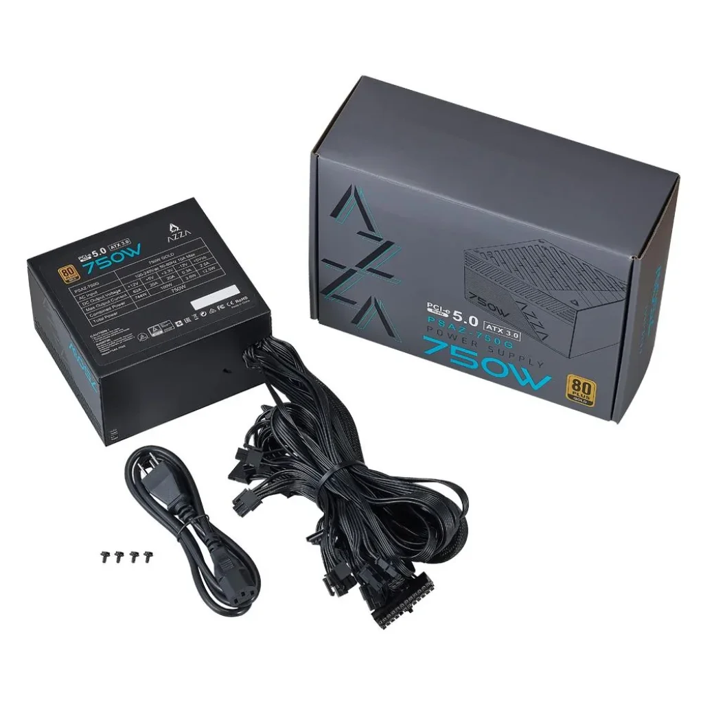 Блок питания ATX 750W PSAZ-750G ATX3.0 AZZA UA
