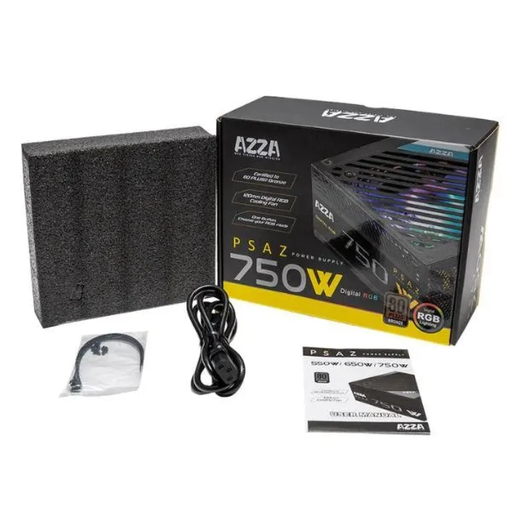 Блок живлення ATX 750W PSAZ-750W ARGB AZZA UA