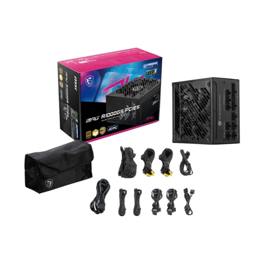 Блок живлення ATX 1000W MPG A1000GS PCIE5 MSI UA