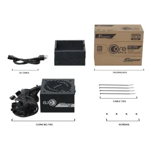 Блок живлення ATX 750W CORE BC-750 ATX31 SEASONIC UA
