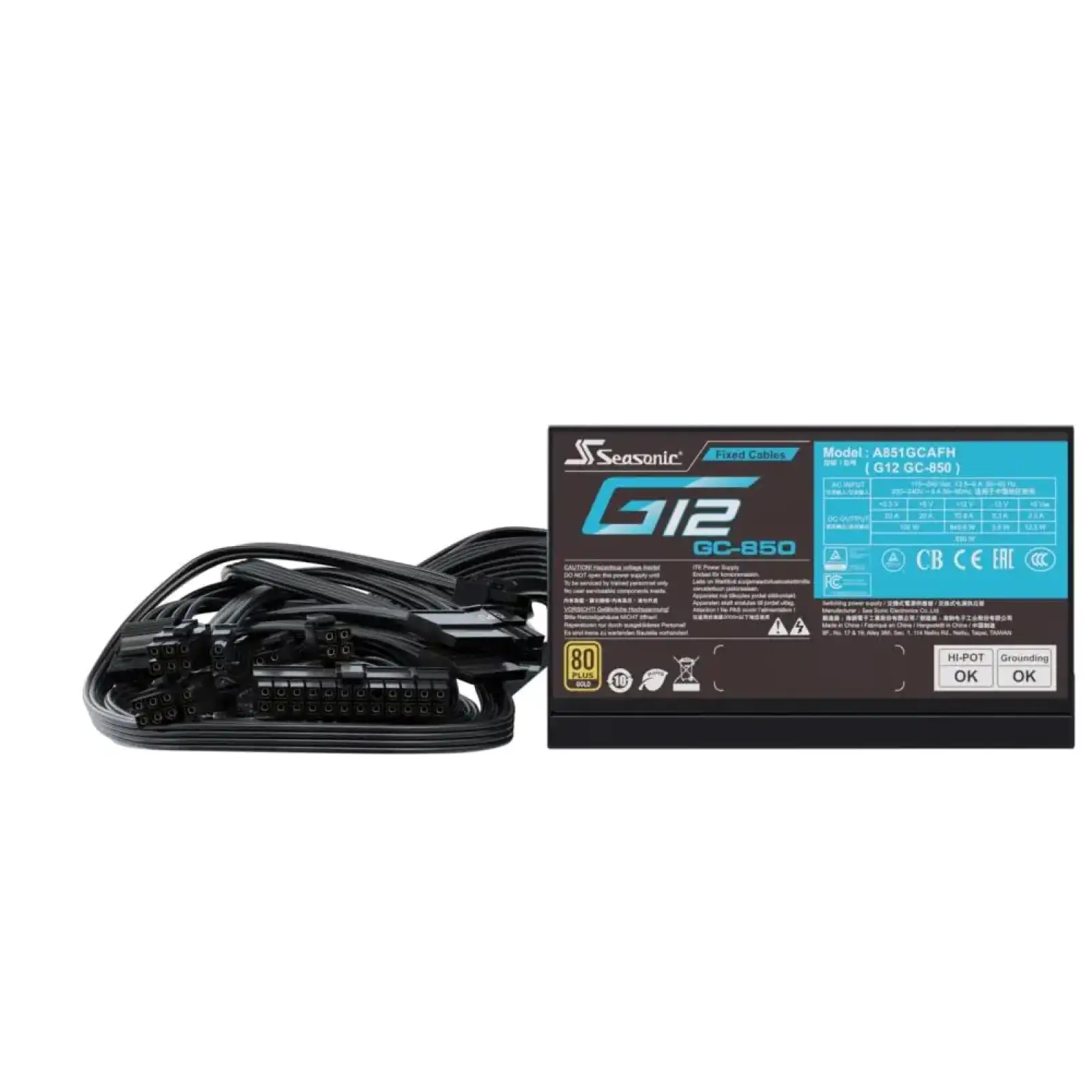Блок живлення ATX 2.0 850W SSP-850RT2 SEASONIC UA