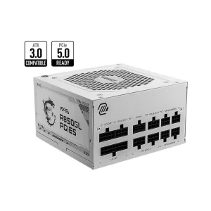 Блок живлення ATX 850W MAG A850GL PCIE5 WHITE MSI UA