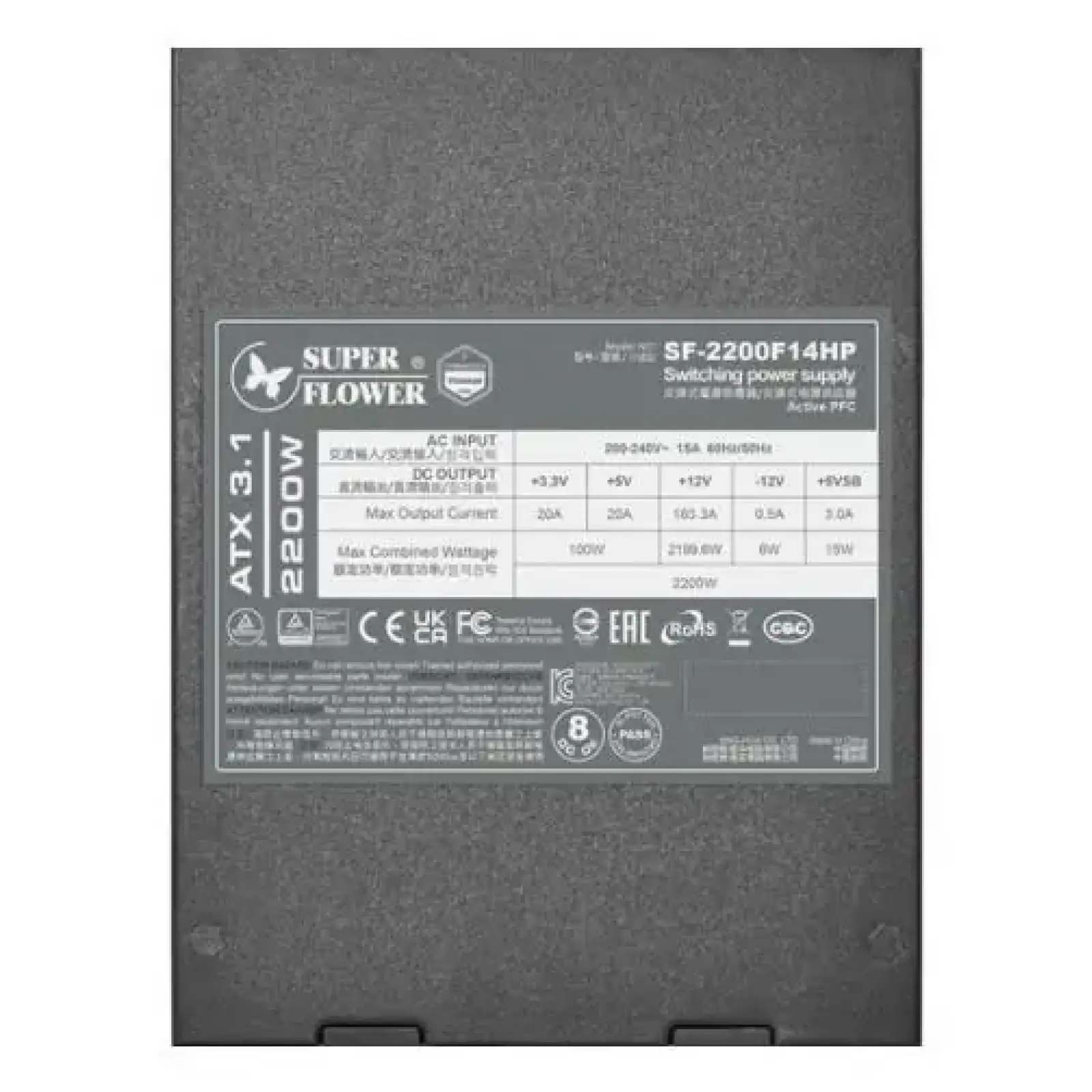 Блок живлення Super Flower Leadex 2200W (SF-2200F14HP) UA