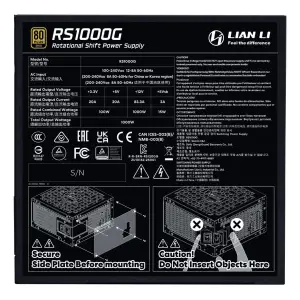 Блок живлення ATX3.1 1000W G9P.RS1000G.B000.EU LIAN LI UA