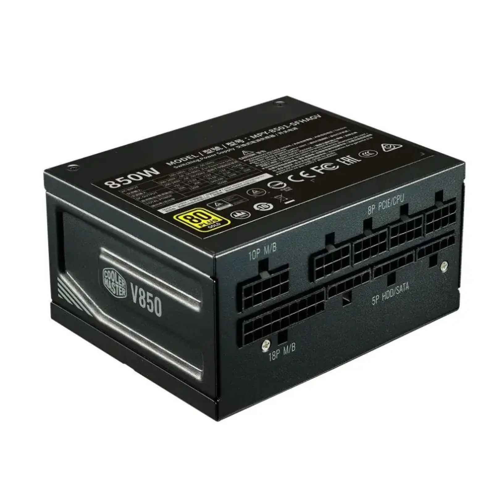 Блок живлення SFX 850W MPY-8501-SFHAGV COOLER MASTER (MPY-8501-SFHAGV-3EWE) UA
