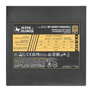 Блок живлення ATX3.1 850W LEADEX III GOLD (SF-850F14GE(GL) SUPER FLOWER UA