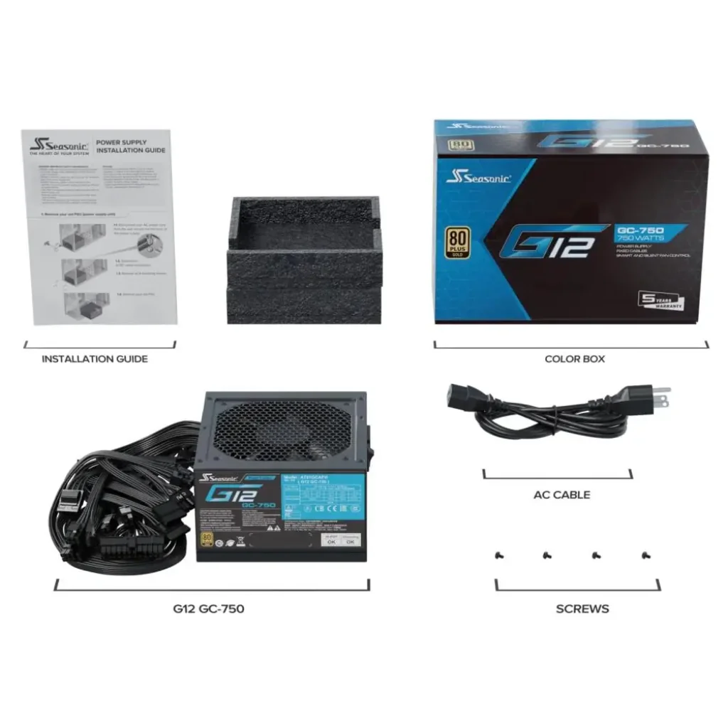 Блок живлення ATX 2.0 750W SSP-750RT2 SEASONIC UA