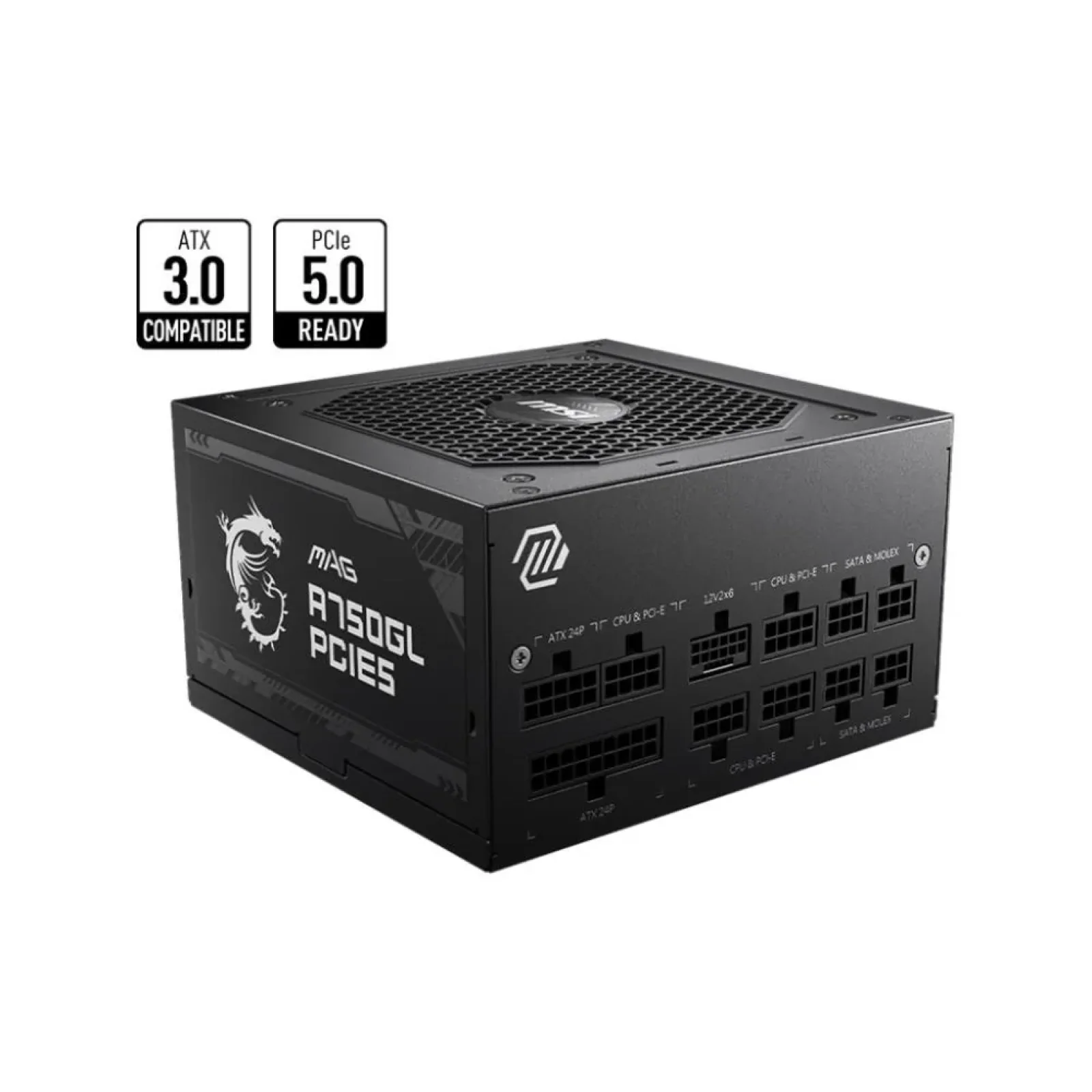 Блок живлення ATX 750W MAG A750GL PCIE5 MSI UA