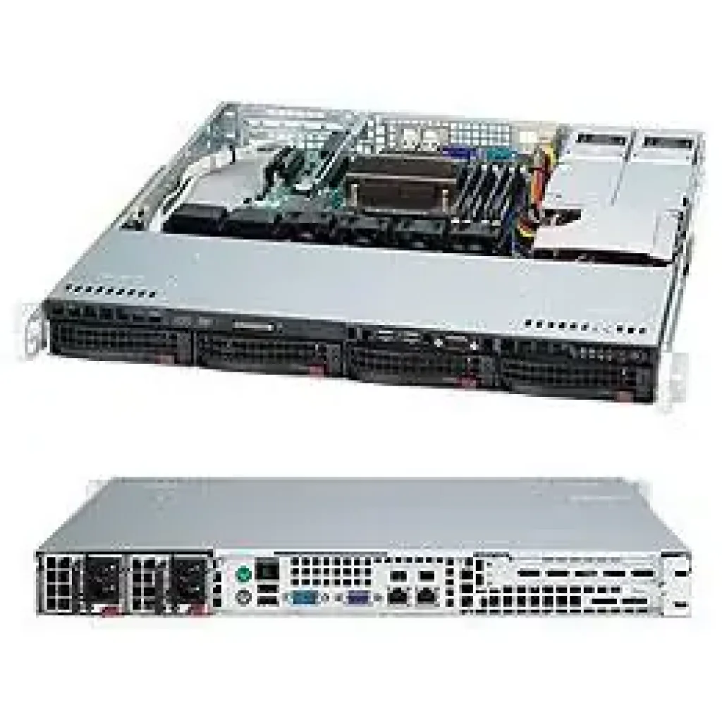 Серверний корпус 1U 400W CSE-813MFTQC-R407CB SUPERMICRO UA