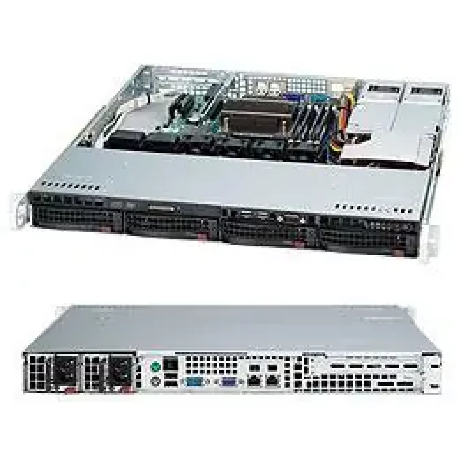 Серверний корпус 1U 400W CSE-813MFTQC-R407CB SUPERMICRO UA
