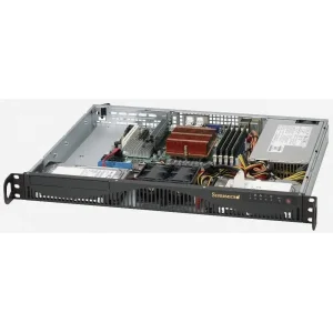 Серверний корпус 1U 350W BLACK CSE-512F-350B1 SUPERMICRO UA
