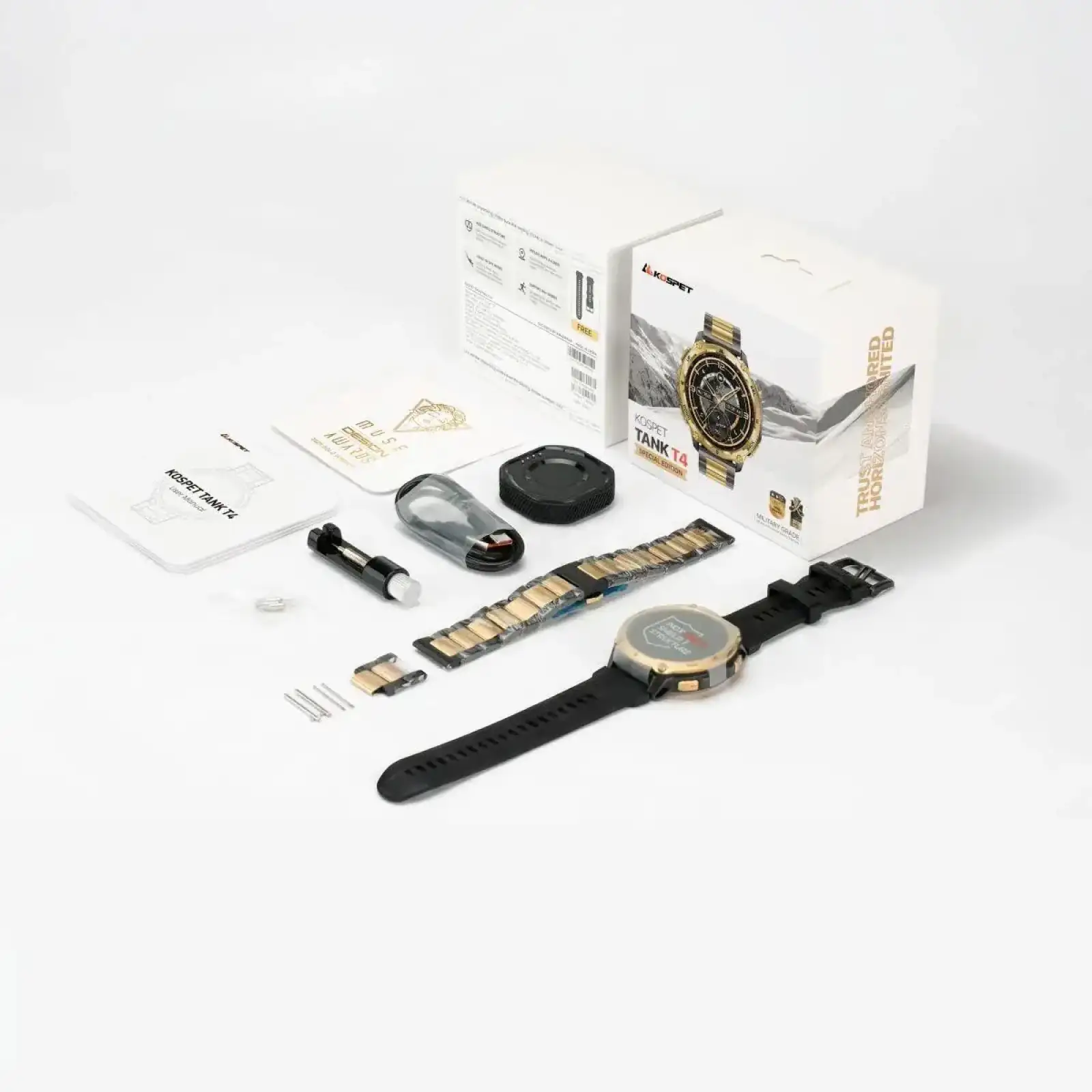 Розумний годинник TANK T4 SE GOLD KOSPET (TANK T4SE GOLD) UA
