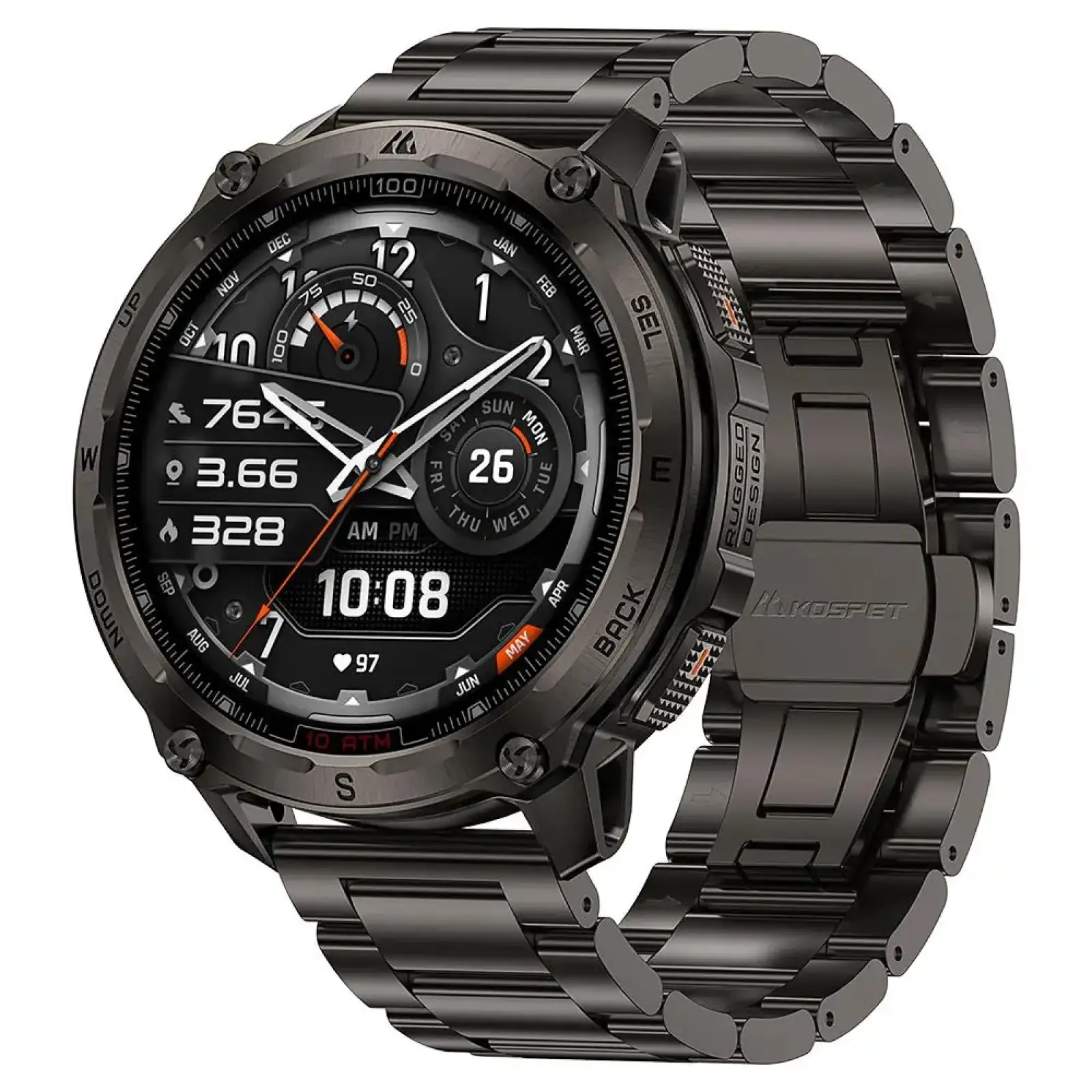 Розумний годинник TANK T4 SE BLACK KOSPET (TANK T4SE BLACK) UA