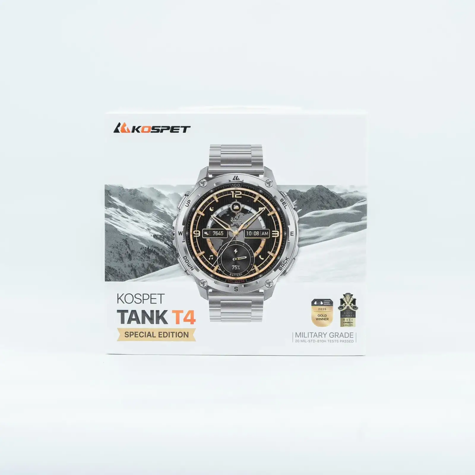 Розумний годинник TANK T4 SE SILVER KOSPET (TANK T4SE SILVER) UA