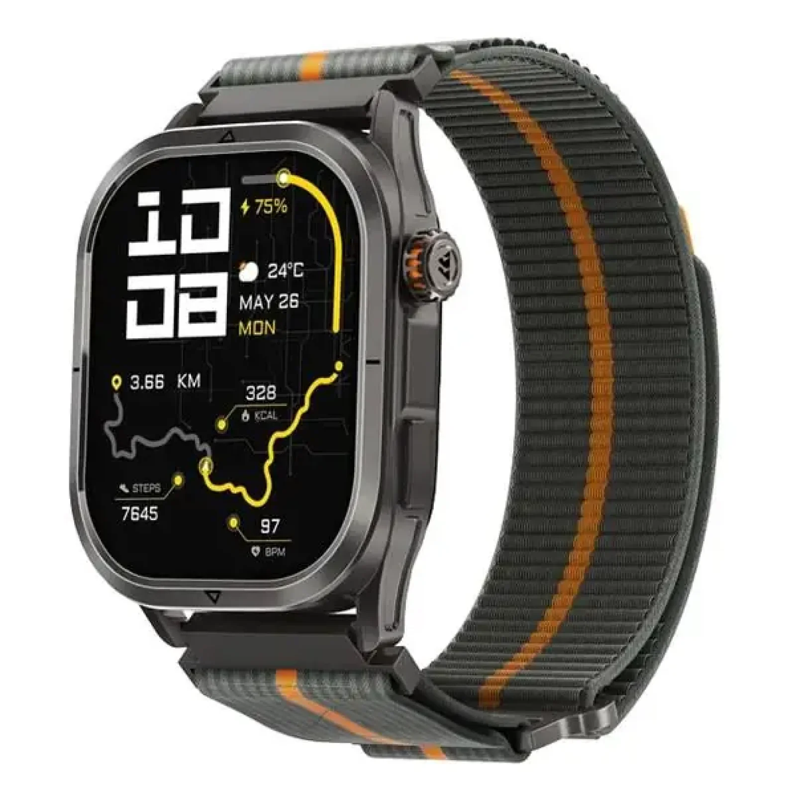 Змінний ремінець KOSPET WOVEN NULON DARK GREY 22MM (SRTAP NULON DARK GREY) UA