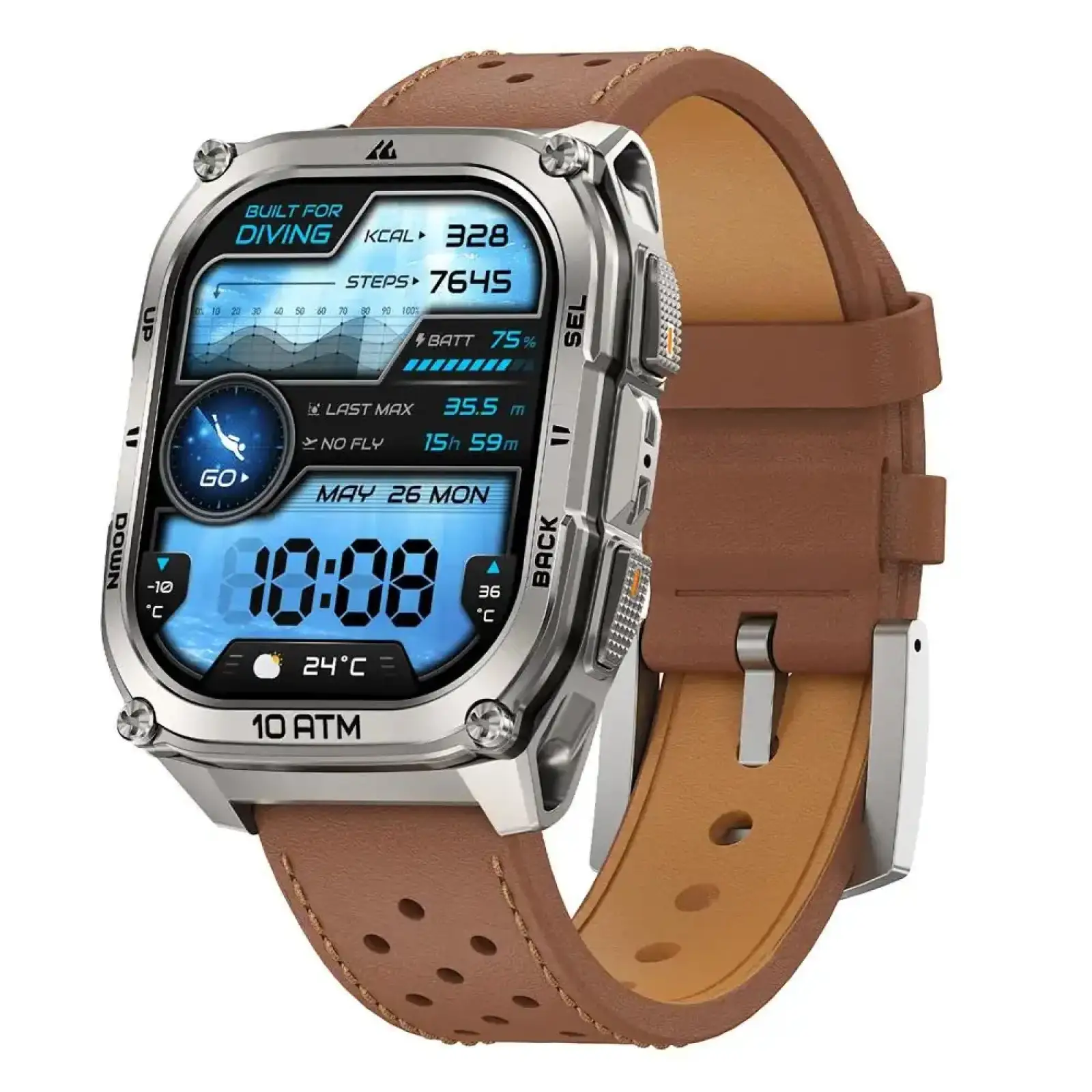 Змінний ремінець KOSPET PREMIUM ARCHLAN BROWN 22MM (STRAP ARC PREMIUM BROWN) UA