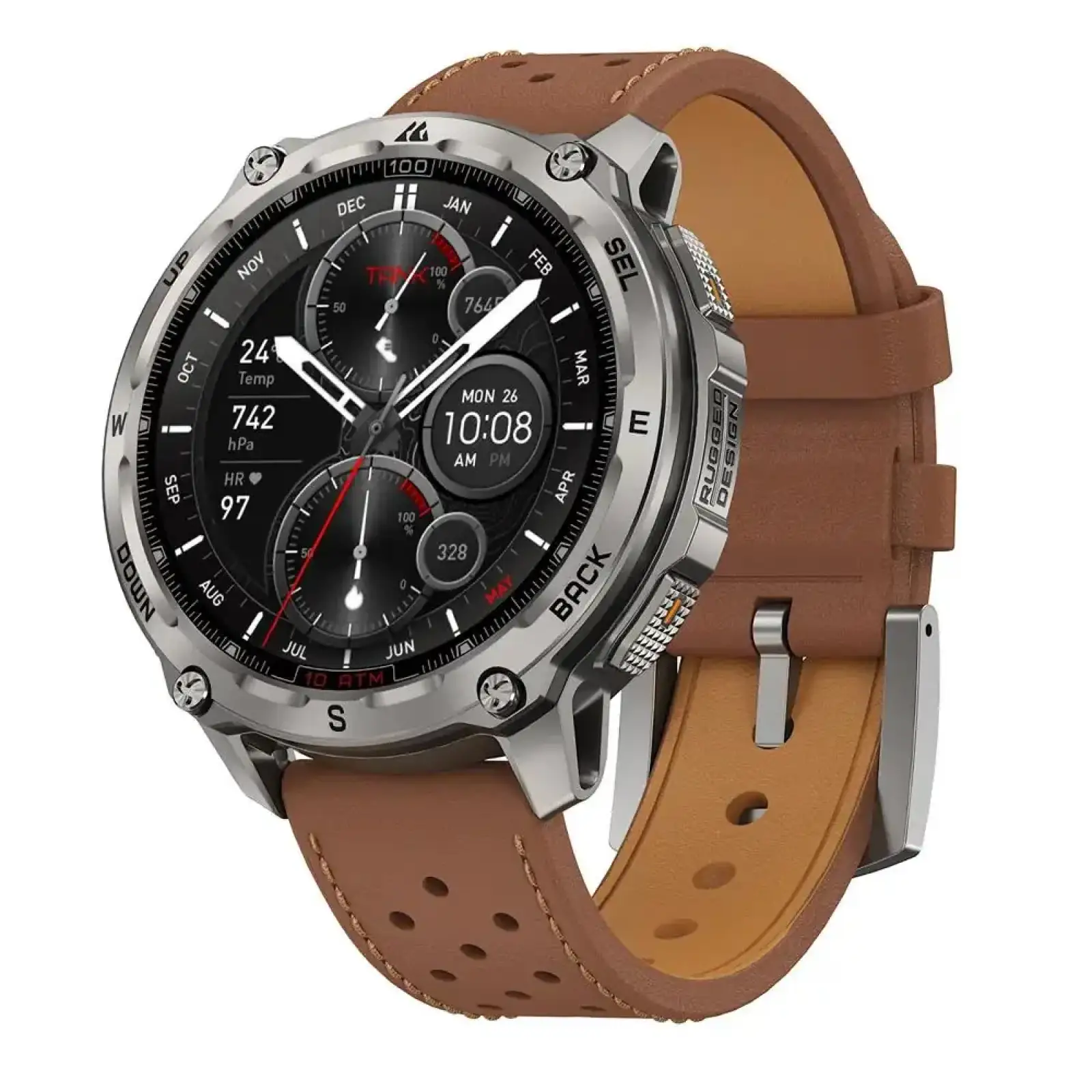 Змінний ремінець KOSPET PREMIUM ARCHLAN BROWN 22MM (STRAP ARC PREMIUM BROWN) UA