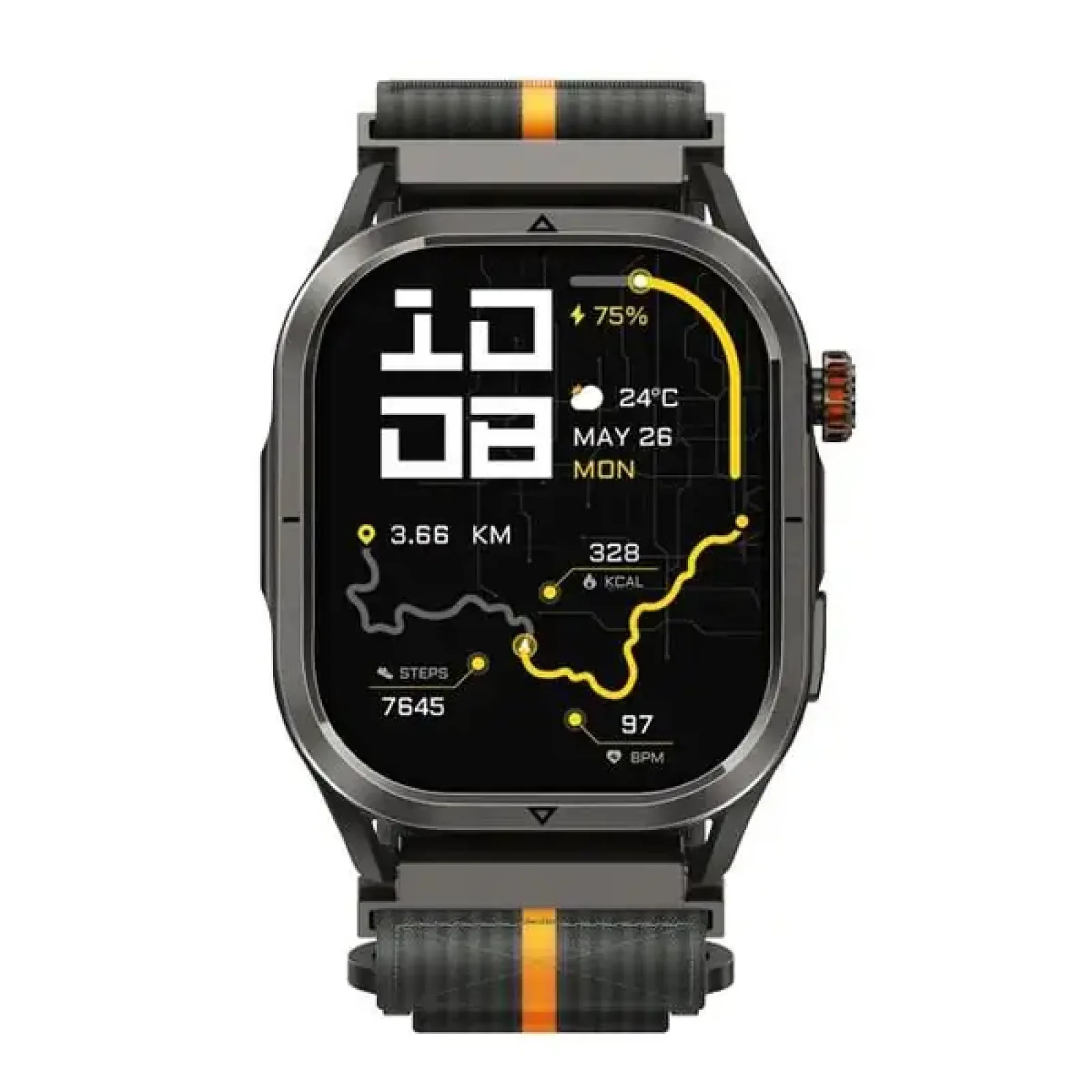 Змінний ремінець KOSPET WOVEN NULON DARK GREY 22MM (SRTAP NULON DARK GREY) UA